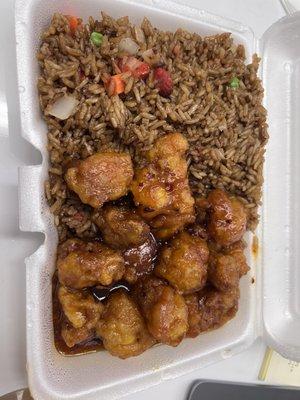 L19. General Tso's Chicken Lunch Special