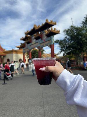 Honey hibiscus iced tea ($7.75)