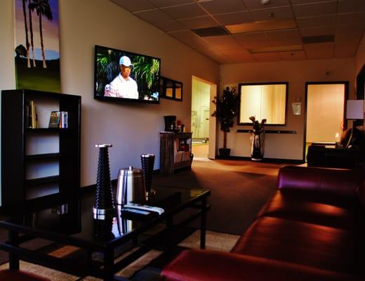 Relax and watch the tournament or enjoy the free wifi in our Lounge Room.