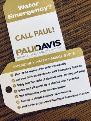 Our tips for water damage!