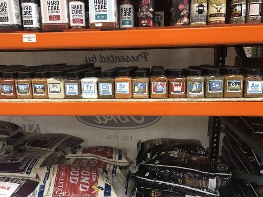 Periodic table of seasonings?