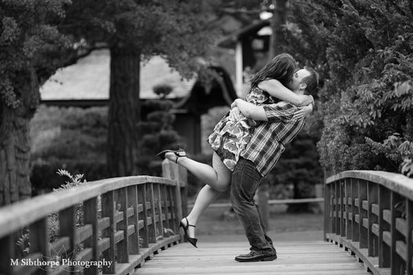 My favorite engagement shoot picture, taken at the Japanese Tea Garden in Golden Gate Park, SF