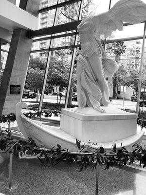 Lobby Art: Nike, ready to fly. Captivating.