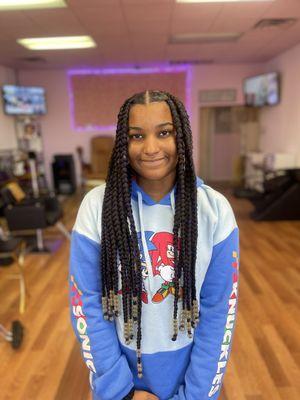 Knotless boxbraids