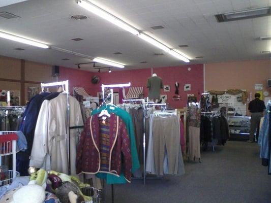 organzied, clean thrift shop