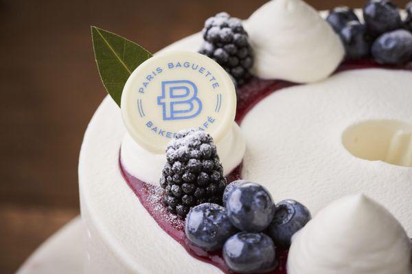 Blueberry Chiffon Cake