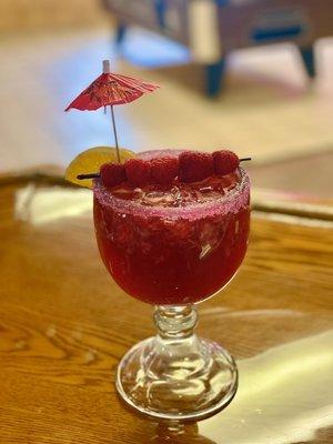 Top shelf raspberry margarita