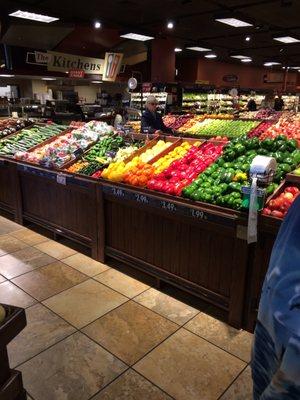 Fresh fruits and veggies for munching.