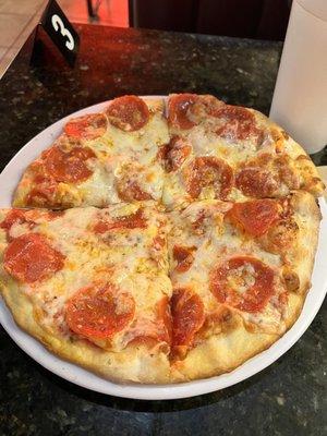 Pepperoni and Sausage Pizza