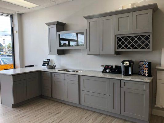 Grey Shaker in our showroom