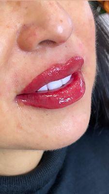 Lip shading