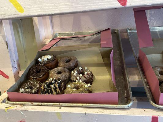 Stupendous donuts- like a museum exhibition