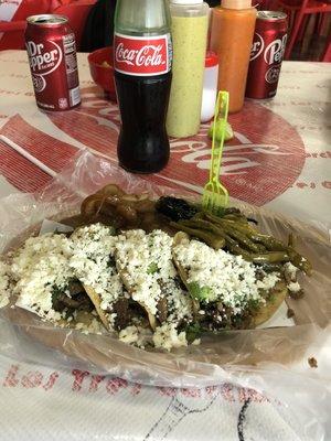 Tacos de bistec