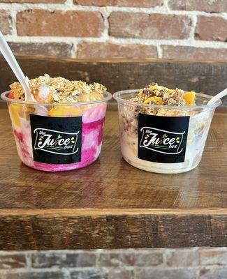 Pitaya/Coconut 1/2 and 1/2 bowl and Coconut bowl