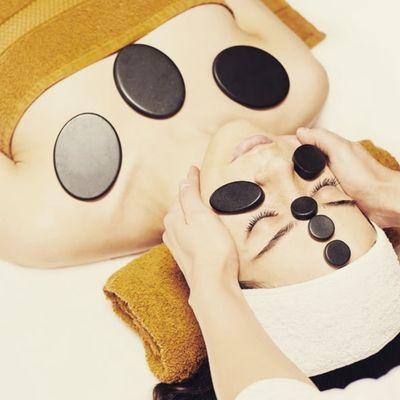 Our Signature Facial includes a hot stone massage to warm, soothe and deeply relax our clients.