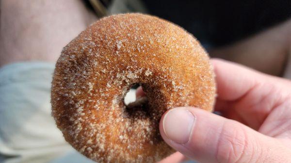 Mini Apple Cider Donut: A few of these are a delicious way to soak up some of the 1911 Spirits Flight!  haha