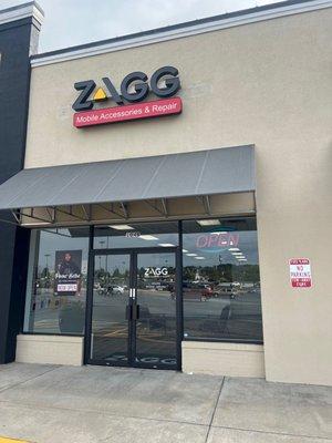 Storefront of ZAGG Spartanburg SC