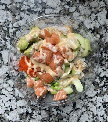 1. Johnny Utah Poke Bowl (Salmon)