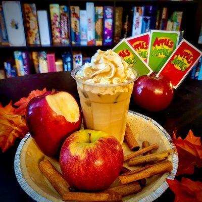 Apple-y Ever After. Fall special. Salted caramel apple latte.