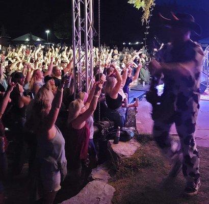 Happy Crowd at Abayance Bay Live Music Concert