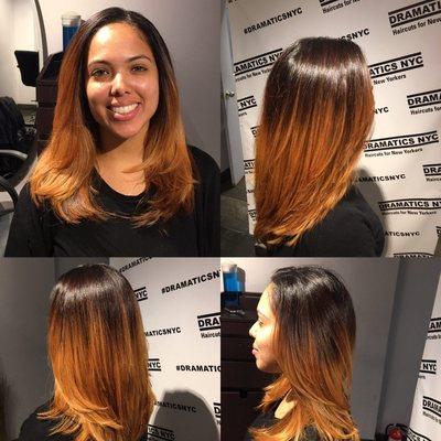 Balayage’s: Accentuating individual pieces of the hair.