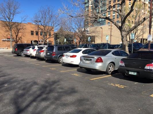 I always love it when all eight customer parking spots are taken and not one single customer is in the bank. Wtf?!