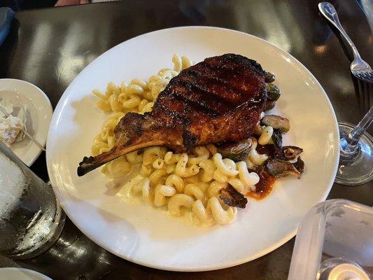 Pork chop with barbecue glaze- Delicious combinations