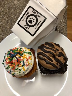 Sweet potato & carob cakes ($5 each)