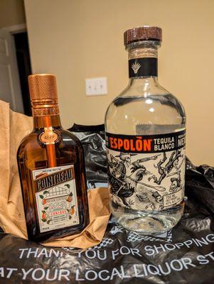 375 mL Cointreau liqueur. $22.99. 750 mL Espolon Tequila Blanco. $30.99.