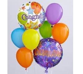 CONGRATS BALLOON BOUQUET