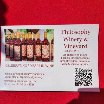 Philosophy Winery