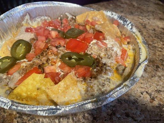 Nachos. No Lettuce. Ground Beef Salad. Lol