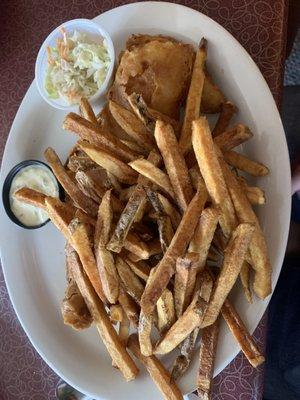 Beer Battered Fish  & Chips