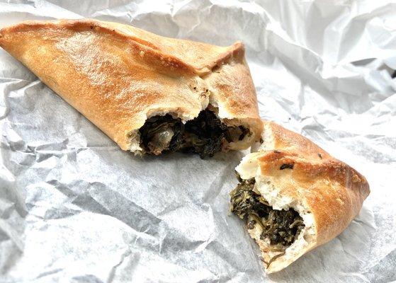 Spinach Pie. It's quite large for $1.95