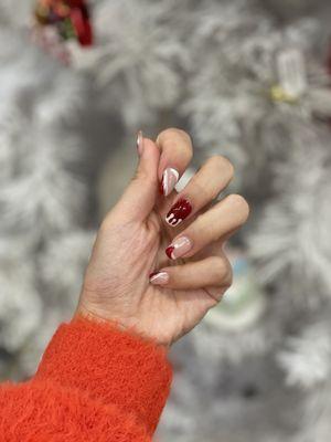 christmas nails @whaevaeats