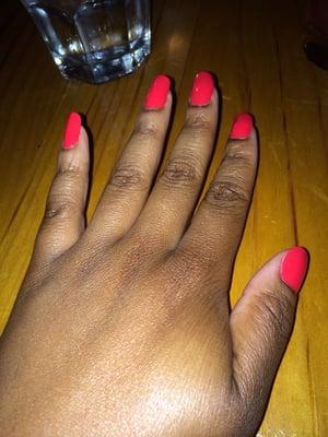 My mani with "Cajun Shrimp" by OPI