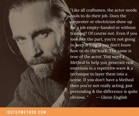 Our 12 Step Method system gives student actors a complete set of tools to meet the challenges of a professional acting career.