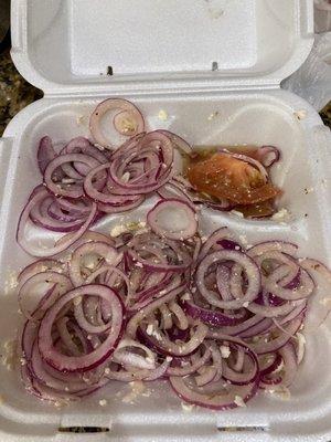 So, so many onions.