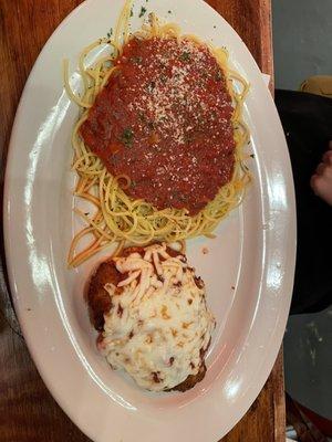 Chicken Parmigiana Lunch