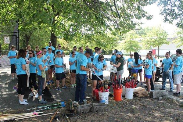 At the Charles River Conservancy for WW's Annual Community Development Day 2016