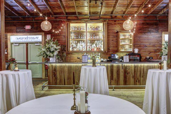 Cash bar during a wedding.