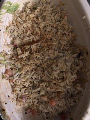 Undercook brown rice.