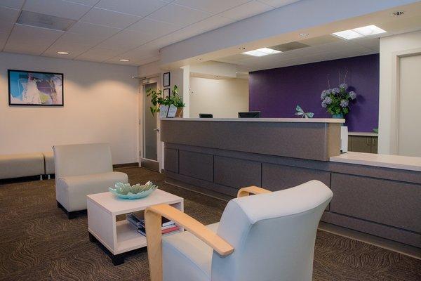 A shot of the Vista Dental Care waiting room.