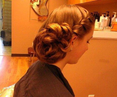 Updo done by Kathie