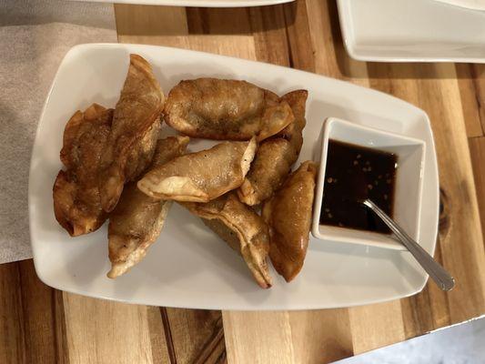 Potstickers, not on the menu