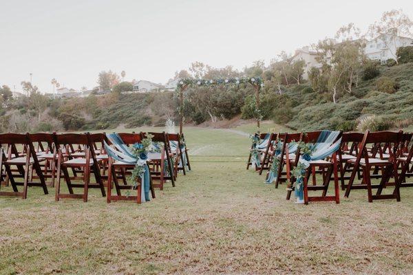 Ceremony setup