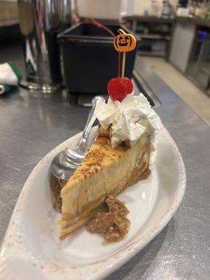 Pumpkin cheesecake!