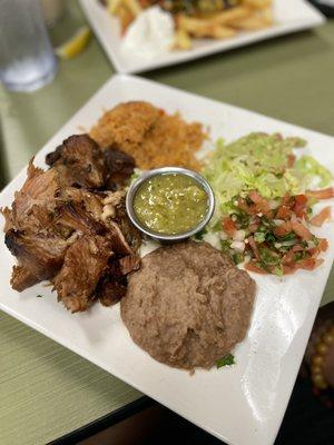 Fried Carnitas Plate