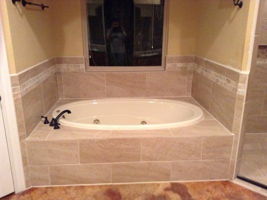 Custom tub remodel