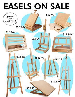 EASELS ON SALE 
 THIS APRIL